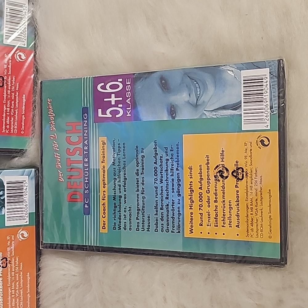 New sealed 3 PC CD-ROMs German homeschooling grades 1 to 6 all subjects - Picture 8 of 10
